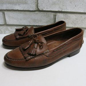 Cole Haan Oil Tanned Leather Tassel Moccasin Loafers Men's Footwear Shoes sz 10